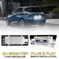 LED License Number Plate Light Lamp For Renault Scenic 2 3 Modus Laguna 2 3 Espace 4 Zoe Captur Fluence Dacia Duster Logan Lodgy