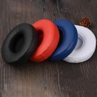 □☽ 2pcs/pair Leather Earphone Ear Pads Buds Sponge Cushion Foam For Best Solo 2.0 3.0 Headphone