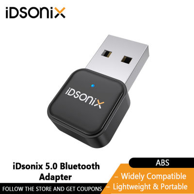 IDsonix อะแดปเตอร์ USB ตัวแปลงบลูทูธบลูทูธไร้สาย5.0สำหรับอะแดปเตอร์ส่งสัญญาณรับสัญญาณลำโพง PC คีย์บอร์ดเมาส์ไร้สายเพลง