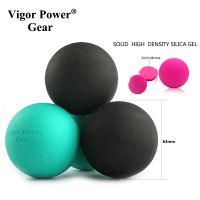 (Best Movement) Vigor Power Gear Fitness Massage Balls Gym Training Lacrosse Ball ลูกบอลซิลิโคนสำหรับ Body Mucle Relax