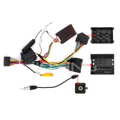 【LZ】☂  JOYFORWA special harness with can-bus decoder Power Cable Android Car Radio Plug for BMW E39 E46