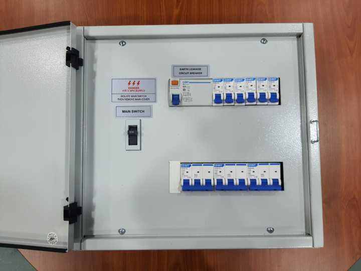 63A 3Phase Power Distribution Board (DB) (Metal Enclosure), Size