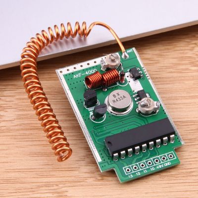 Large Power 4km Wireless Remote Control Transmitter Module Kit DC 9V RF 433Mhz for Arduino ARM WL MCU Raspberry Launch Distance