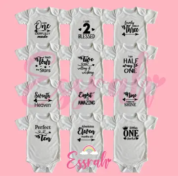 Milestone onesies hot sale for boy