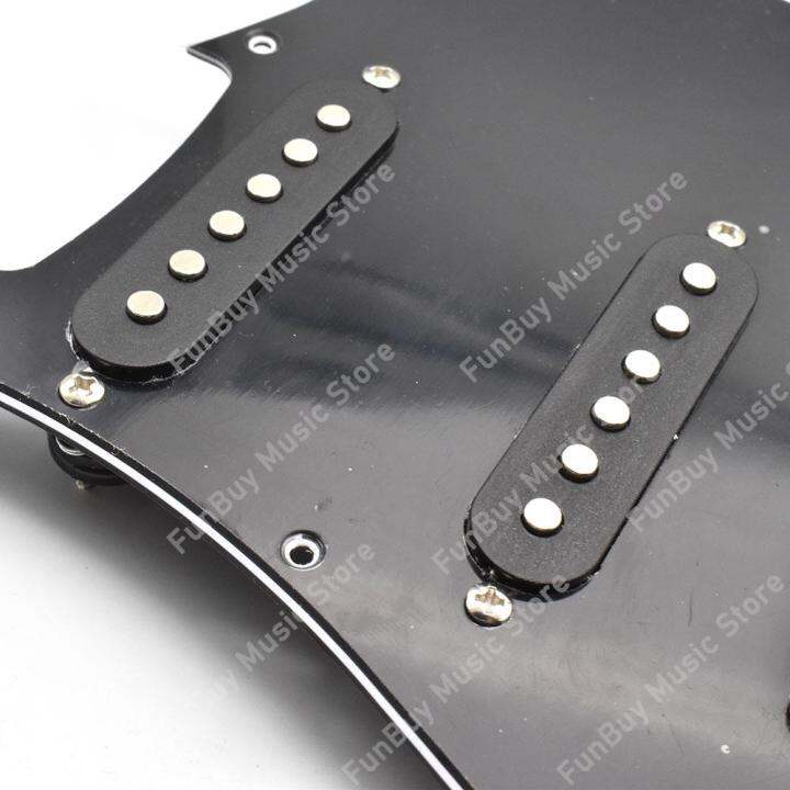 โหลดปิคการ์ดแบบมีสาย-ssh-เซรามิกส์-humbucker-pickup-ชุดจานสำหรับกีตาร์ไฟฟ้าอะไหล่อุปกรณ์เสริมตัวป้องกัน