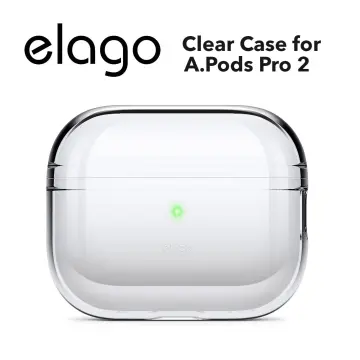 elago Silicone Case Compatible with Apple AirPods Pro 2nd Generation Case  Cover (2022), Protective Case with Keychain, Front LED Visible, Supports  Wireless Charging (Lavender) : : Electronics