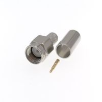 10x SMA Male Plug Crimp RG58 RG142 LMR195 RG400 Cable Straight RF Connector Nickel Plated Electrical Connectors