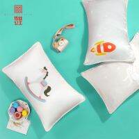 Childrens Silk Pillowcase Cartoon Kindergarten 100 Mulberry Pillow Cover Comfortable Printed Wholesale Pillow