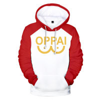 อะนิเมะใหม่ One Ph Man ไซตามะ Oppai Hoodies Hooded Sweatshirt Hoodie คอสเพลย์เครื่องแต่งกายใหม่ขนแกะ Harajuku แจ็คเก็ตและ Coat