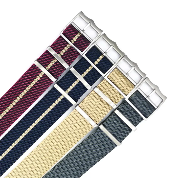 20mm 22mm Premium Striped Nylon Watch Nato Strap Zulu Watch Bands For