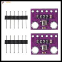 JINSWA 2pcs ด้วย IIC I2C Breakout เซ็นเซอร์ความชื้นอุณหภูมิ BME280 3.3โวลต์ ชั้นบรรยากาศ ดิจิตัล โมดูลอิเล็กทรอนิกส์ พีซีบี