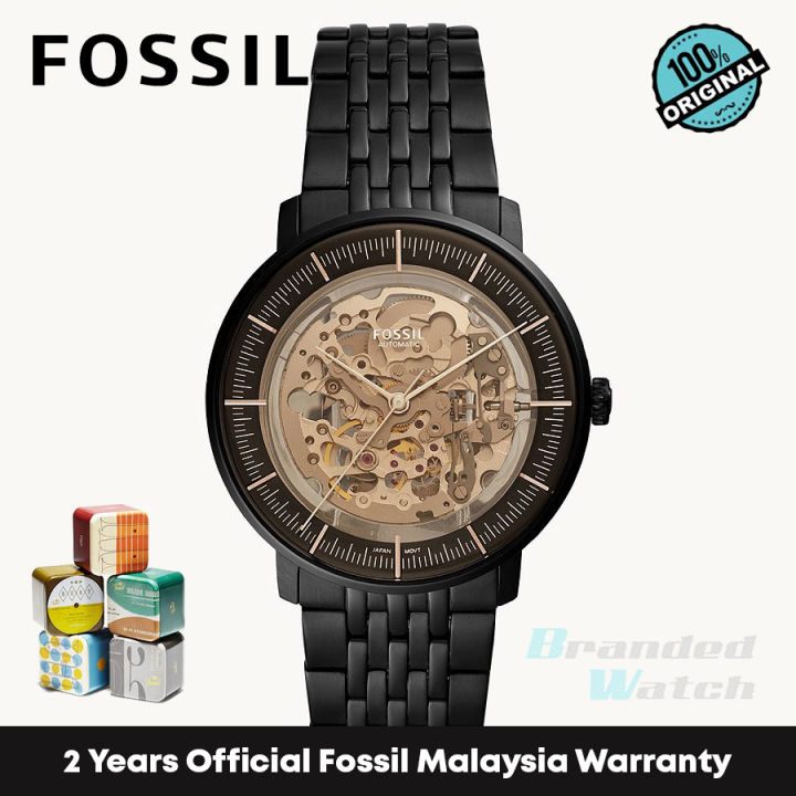Official Warranty] Fossil ME3163 Men's Chase Automatic Black Stainless  Steel Watch (watch for men / jam tangan lelaki / fossil watch for men / fossil  watch / men watch) | Lazada