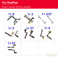 ปุ่มปรับระดับเสียงด้านข้าง Flex Cable สำหรับ Oneplus One Plus X 2 3 5 6 3T 5T 6T On Off ปุ่มควบคุมด้านข้าง Power Volume Felx Ribbon