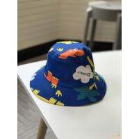 PFT-1-5years Uni Kids Baby Girls Boys Cute Cartoon Dinosaur Bucket Hat