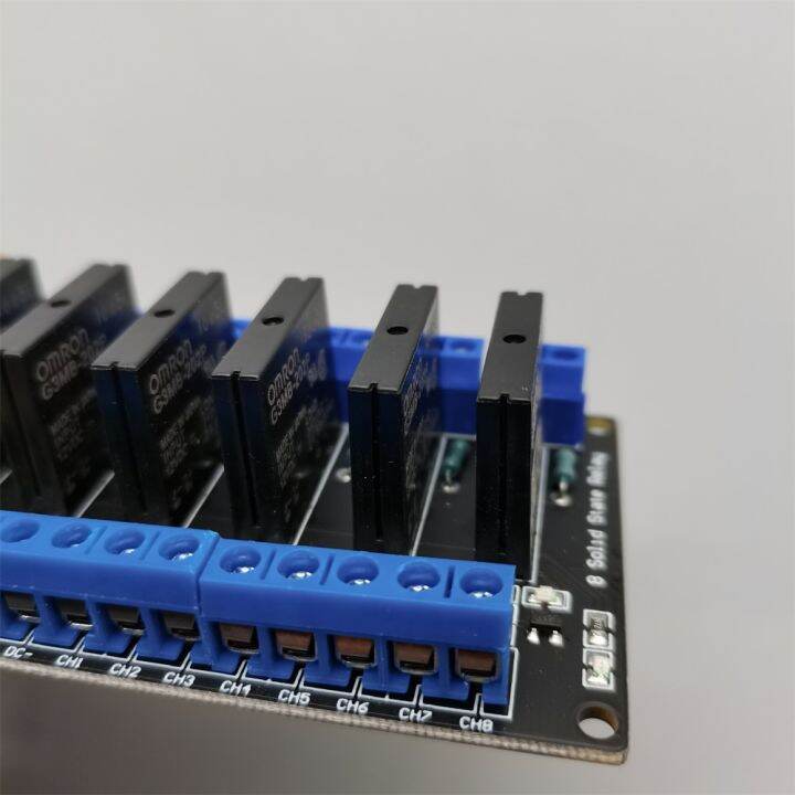 1ชิ้นรีเลย์แบบ-solid-state-dc-สีดำ5v-12v-24v-โมดูล5v-1-2-4-6-8-way-5v12v2-4v-โมดูลสูงและต่ำทริกเกอร์250v2a-dc-8-way