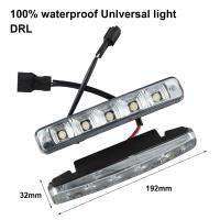 Super Bright อุปกรณ์รถยนต์แสงกลางวัน10LED 12โวลต์ DC 6500พันแสงสีขาวบริสุทธิ์กันน้ำสำหรับรถพ่วงรถบรรทุกรถยนต์