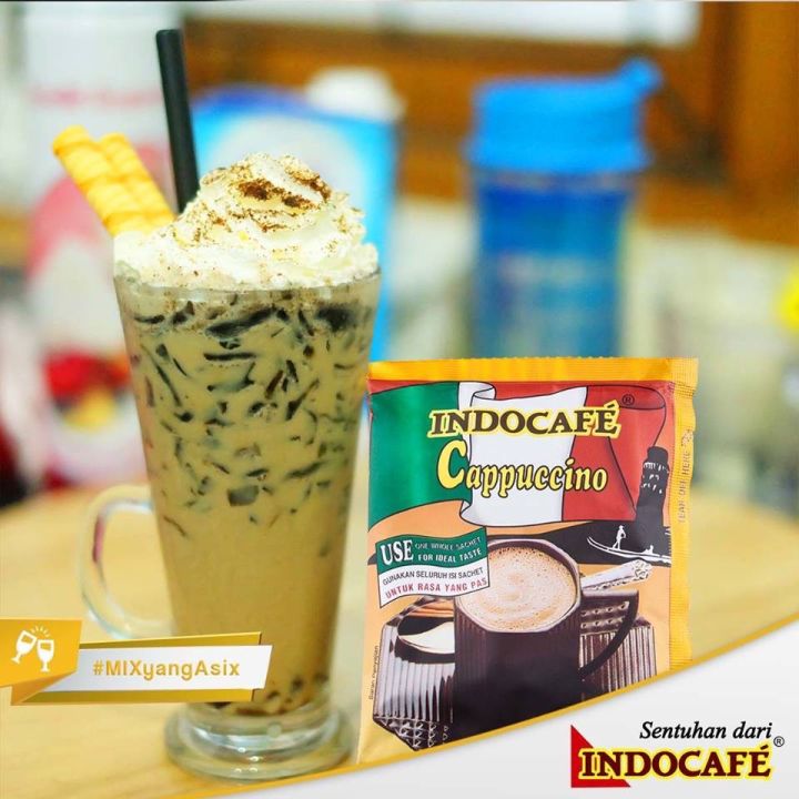 the-beast-shop-15ซอง-ห่อ-indocafe-3in1-instant-coffee-cappuccino-กาแฟอินโดคาเฟ่-กาแฟคาปูชิโน่-กาแฟปรุงสำเร็จ-กาแฟ3อิน1