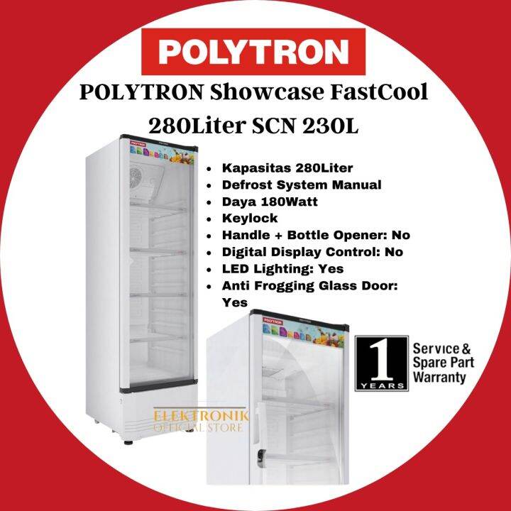 Polytron Showcase Scn L Fastcool Liter Lazada Indonesia