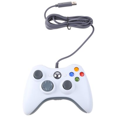 ตัวควบคุมสาย USB สำหรับ Xbox 360จอยสติ๊กเกมโทรศัพท์และแท็บเล็ตวิดีโอสำหรับ Xbox จอยแพดแผ่นควบคุมสำหรับเล่นเกม360สำหรับตัวควบคุม Windows