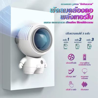 พัดลมอวกาศ New! (พร้อมส่ง) พัดลมห้วยคอ พัดลมนักบิน พกพา USB พัดลมมือถือ พัดลมมินิ พัดลมแบบแขวนคอ พัดลมพกพาขนาดเล็ก