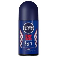 [Limited Deal] Free delivery จัดส่งฟรี Nivea for Men Deodorant Dry Rollon 50ml. Cash on delivery เก็บเงินปลายทาง