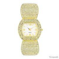 ⌚ นาฬิกา 2022 อินเทรนด์หรูหราทุกการแข่งขันนาฬิกาสตรี Rhinestone แฟชั่นนาฬิกาบอกเวลาดิจิตอลรูปทรงกระบอก