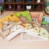 《   CYUCHEN KK 》 A4 Blank Totoro Notebook Thickened Student Soft Leather Notebooks Super Thick Go To School Cartoon Drawing Notepad Hand Account
