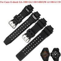 Sus นาฬิกาข้อมือซิลิโคนที่ทนทาน,GA1100นาฬิกา Casio G-Shock GA-1000สายรัดยางยืดแฟชั่น1400/GW-A1100/A1130