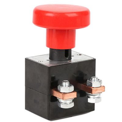 250A Type Emergency Disconnect Switch Stop Switch Start Button Emergency Switch for Forklift Pallet Truck Golf Cart