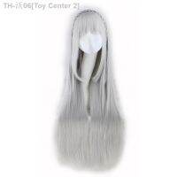 QQXCAIW Long Straight Cosplay Sliver Gray 100 Cm Synthetic Hair Wigs [ Hot sell ] Toy Center 2