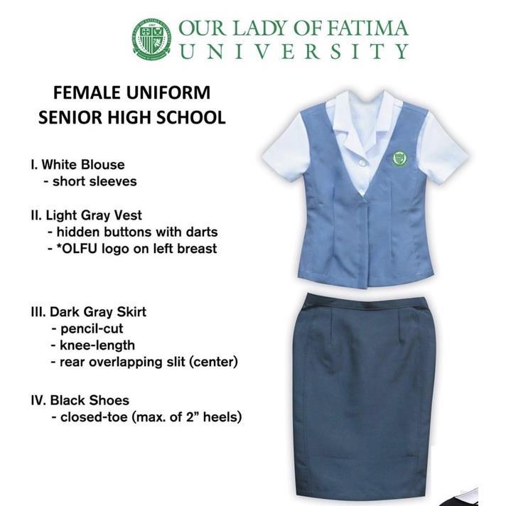 【COD】 OLFU Senior High School Uniform | Lazada PH