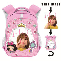 Customize The Image Logo Name Backpack Children School Bags Girls Book Bag Kids Kindergarten Bag Baby Toddler Backpacks2023