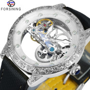 Forsining Brand Fashion Business Luxury Carved Case Automatic Mechanical