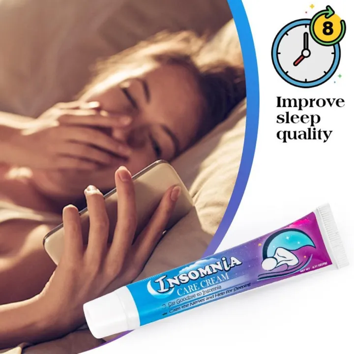 Insomnia care cream, 20g, ointment, help sleep, reduce stress, relax