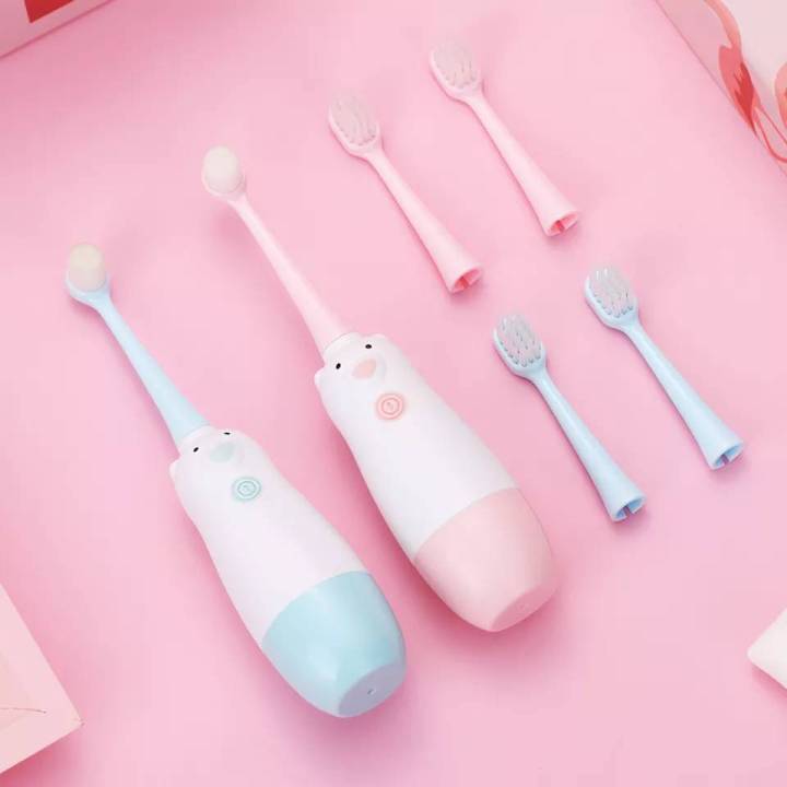 แปรงสีฟันเด็ก-แปรงสีฟัน-แปรงสีฟันไฟฟ้าเด็ก-แปรงสีฟันการ์ตูน-แปรงสีฟันจนแปรงอ่อนนุ่ม-แปรงสีฟันสำหรับเด็ก