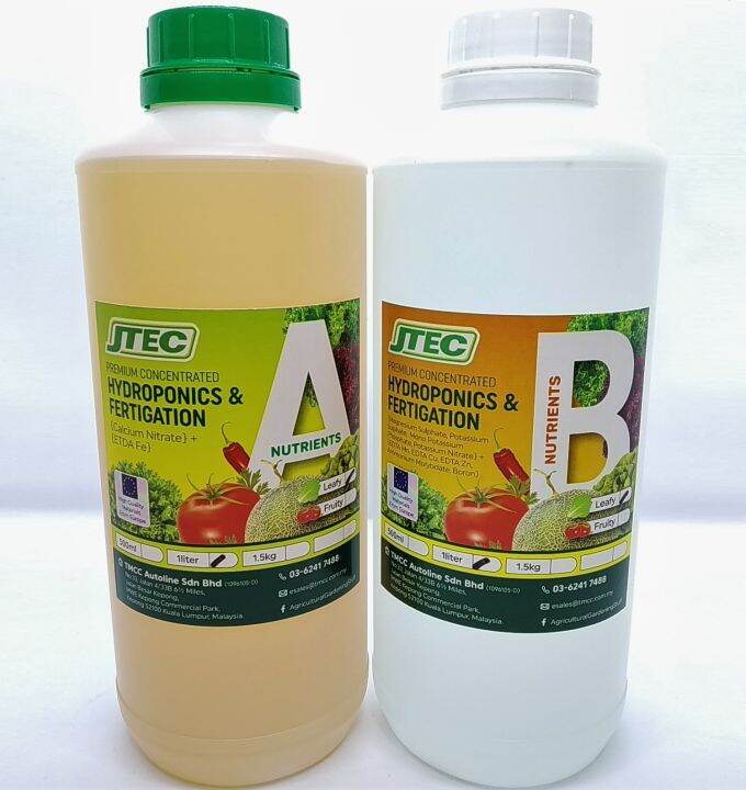 2 LITERS PREMIUM CONCENTRATED AB Nutrients For Hydroponics ...