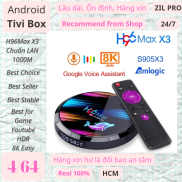 Android TV Box H96Max X3 4GB 64GB Amlogic S905X3 Cực mượt VIP