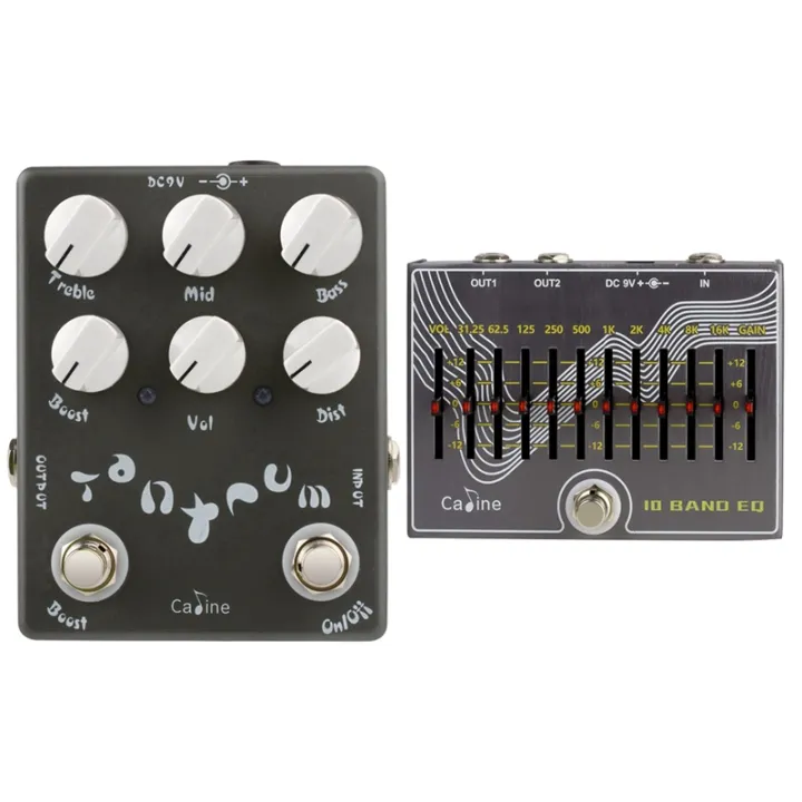 Caline Heavy Metal Effects Guitar Pedals Housing with CP81 10 Band EQ