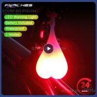 【LZ】❅✲  Bicicleta traseira Silicone Light Balls Ciclismo Luz Traseira Bicicleta Criativa Noite Essencial LED Safety Warning Lights Impermeável 1-10pcs