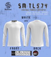 เสื้อคอกลม แขนยาว Summax SM-TL574 สีขาว