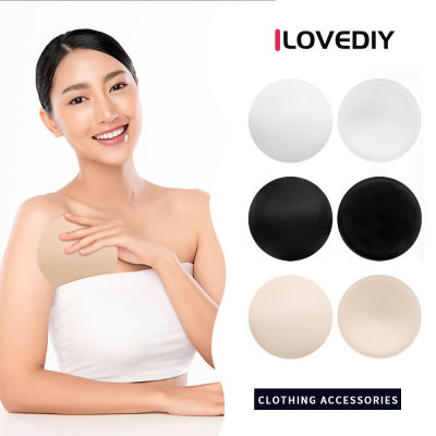 ILOVEDIY ฟองน้ำฟองน้ำเสริมบราหน้าอกสำหรับผู้หญิง,1คู่แผ่นฟองน้ำเสริมหน้าอกใส่บิกินีแผ่นใส่เสริมสำหรับชุดว่ายน้ำฤดูร้อน