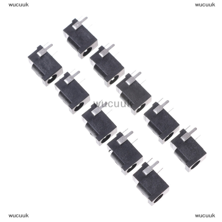 wucuuk-10-pcs-black-3-pin-3-5mm-x-1-3mm-dc-power-jack-socket-pcb-mount