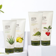 Mẫu 2020 hàng chính hãng 100% Sữa rửa mặt The Face Shop Herb Day 365