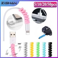 Spiral Cable Protector Saver Cover for Earphone Mouse USB Charger Wire Charger Cable Cord Protector Management Cable Organizer