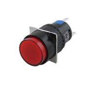 ✽ DC 24V Red LED Lamp 5 Pin Momentary Push Button Switch