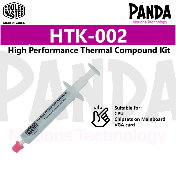 Cooler Master High Performance Thermal Compound Kit (HTK002) Lazada