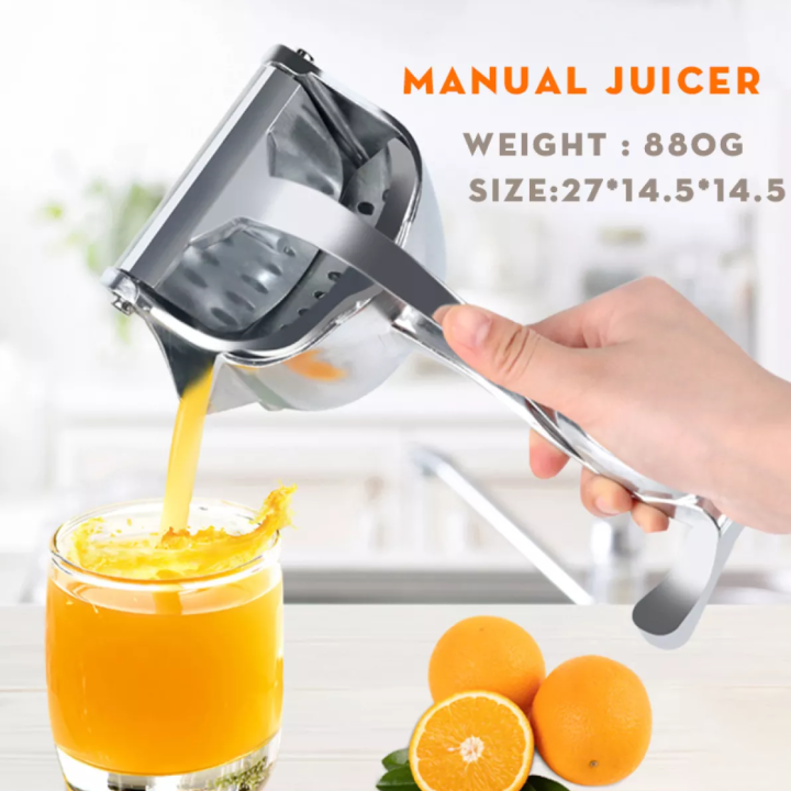 Lemon Orange Squeezer Juicer Stainless Steel Vegetable Fruit Juice