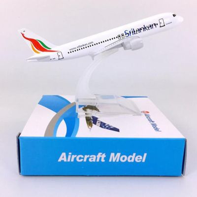 16CM 1:400 Airbus A320-200 Model Sri Lanka Airlines With Base Alloy Aircraft Plane Collectible Display Model Collection Toy Gift