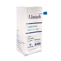 Lintech Gauze Swab ผ้าก๊อซพับทำแผล 2 นิ้วx2 นิ้ว 8 ชั้น 100 ชั้น 1 ห่อ