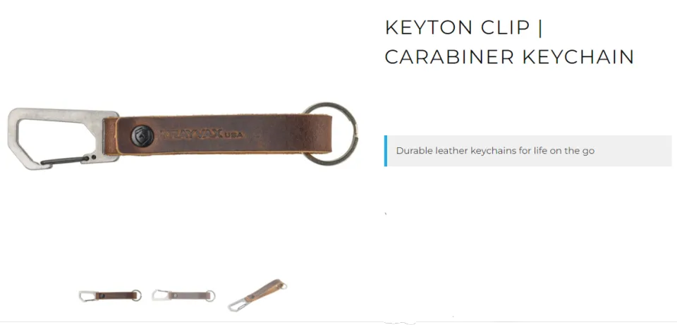 Keyton Clip  Carabiner Keychain